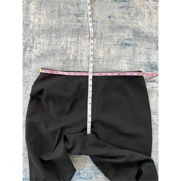 Dana Buchman Black Damsel 100% Wool Straight Leg Dress Pants Size 14 - Picture 6 of 9